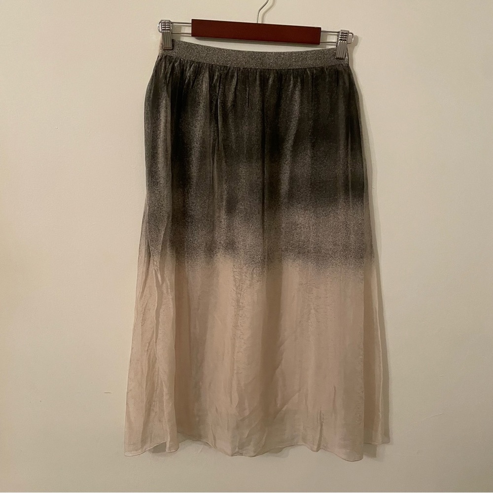 Scandal Italy Silk Midi Skirt